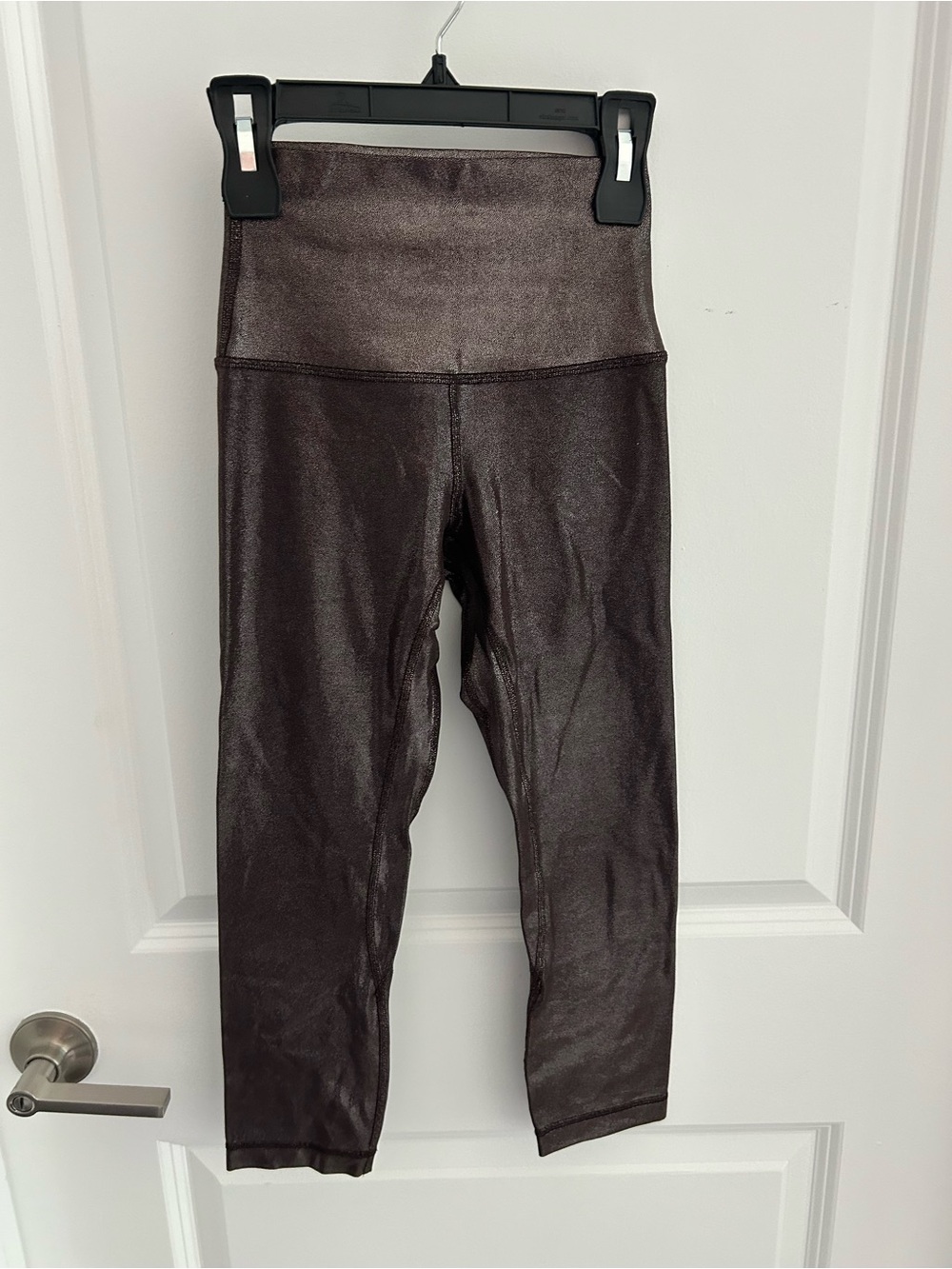 Lululemon High-Rise Shimmer Capri Leggings - copper